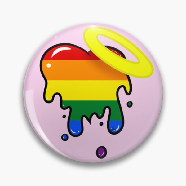 Item preview, Melting Pride Flag Hearts - Homosexual designed and sold by tricksterjason.