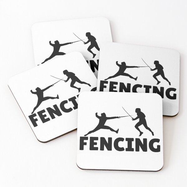 Item preview, FENCING (1) - BLACK designed and sold by ArtsyCity.