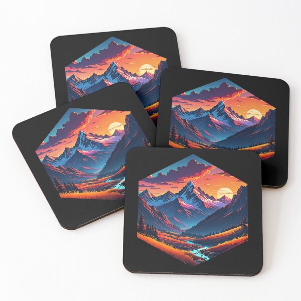 Item preview, Mountain Sunset designed and sold by AbsoluteA.