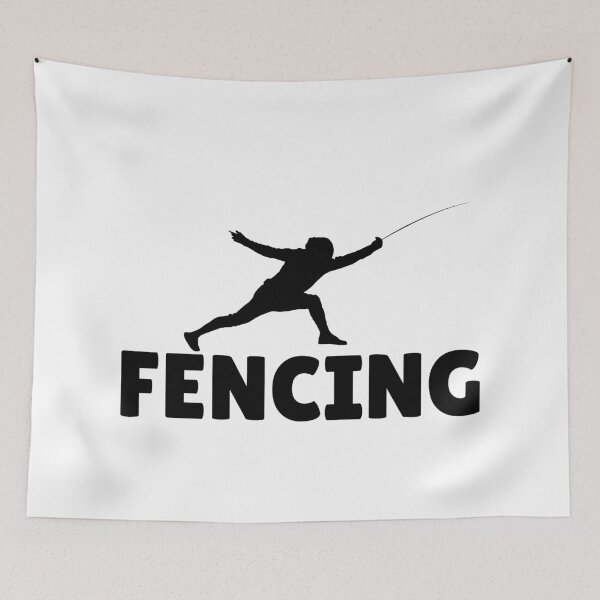 Item preview, FENCING (2) - BLACK designed and sold by ArtsyCity.