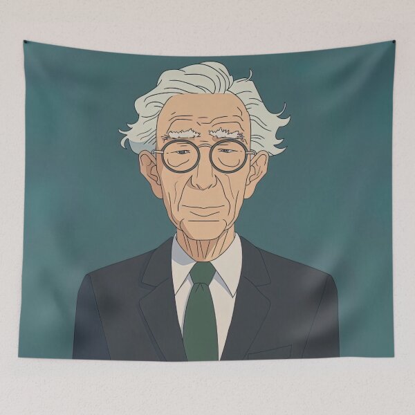 Item preview, Bertrand Russell  | Anime style designed and sold by ComicsFactory.