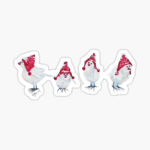 Aperçu de l'œuvre Les oiseaux de Red Hat créée et vendue par Beth Foster Creative.