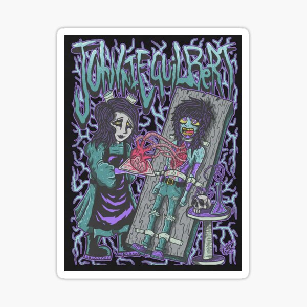 Item preview, Johnnie Guilbert zombie doodle designed and sold by laurelhell.