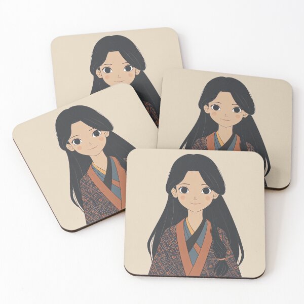 Item preview, Bhutanese girl | Anime style designed and sold by ComicsFactory.