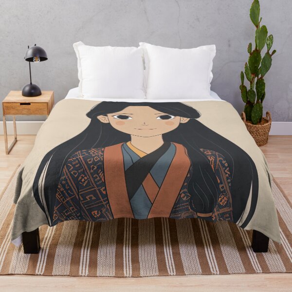 Item preview, Bhutanese girl | Anime style designed and sold by ComicsFactory.