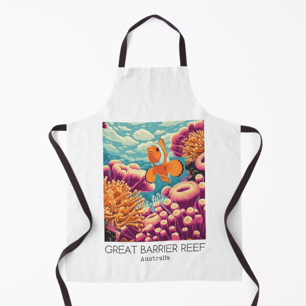 Item preview, A Vintage Travel Illustration of Great Barrier Reef Marine Park - Australia  designed and sold by GoodOldVintage.