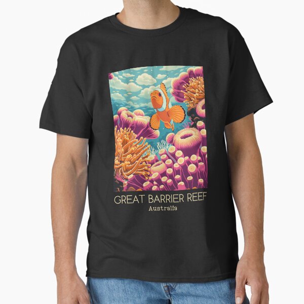 Artikel-Vorschau von Eine Vintage-Reiseillustration des Great Barrier Reef Marine Park - Australien, designt und verkauft von GoodOldVintage.