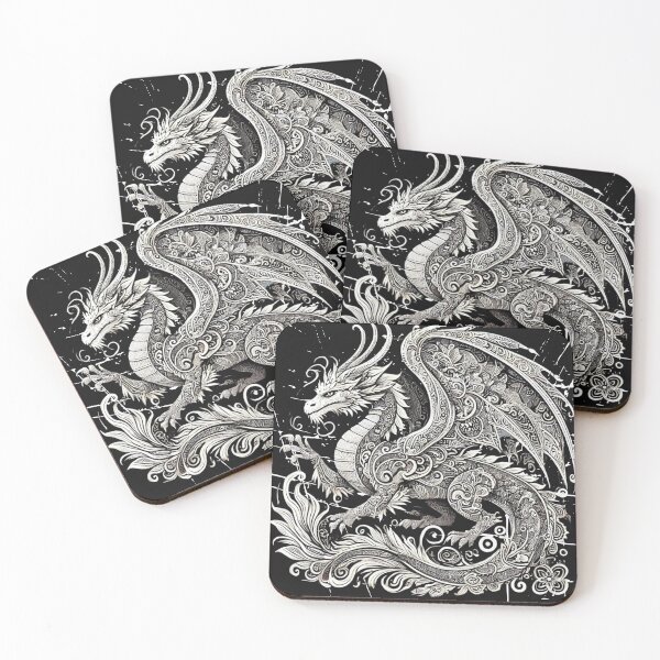 Item preview, Henna Dragon  designed and sold by Bauerthreads.