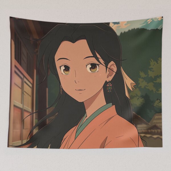 Item preview, Bhutanese woman | Anime style designed and sold by ComicsFactory.