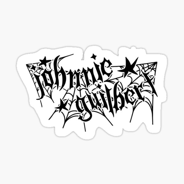Item preview, JOHNNIE GUILBERT TEXT LOGO designed and sold by laurelhell.