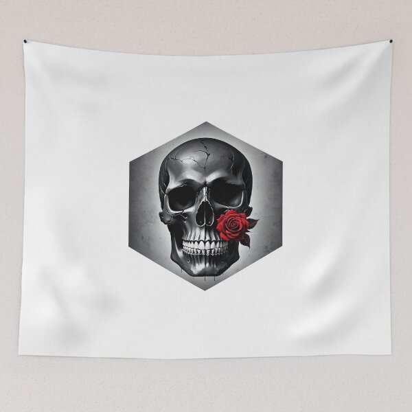 Item preview, Skull and Rose designed and sold by AbsoluteA.
