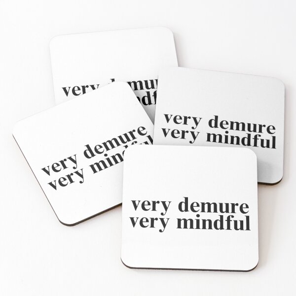 Item preview, tiktok famous viral very demure, very mindful classy black  designed and sold by jessicaleah15.