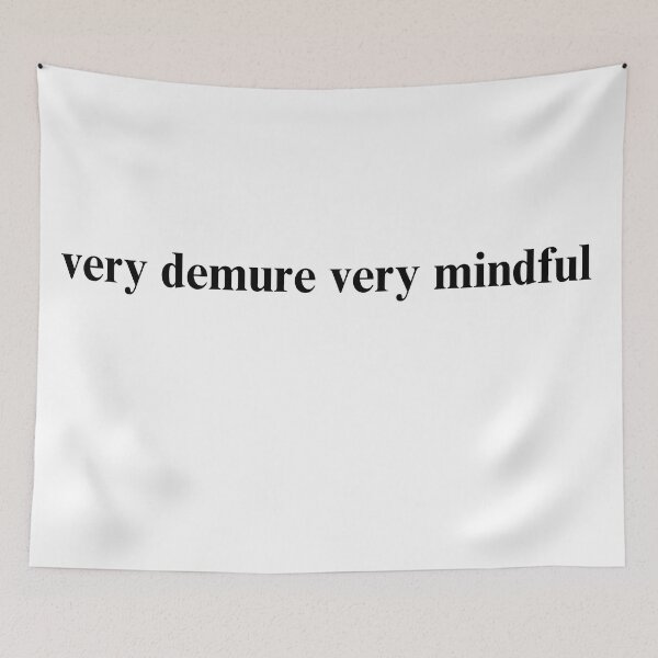 Item preview, tiktok famous viral very demure, very mindful classy black  designed and sold by jessicaleah15.