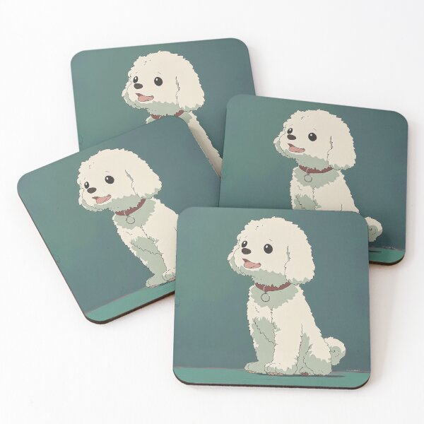 Item preview, Bichon Frisé | Anime style designed and sold by ComicsFactory.