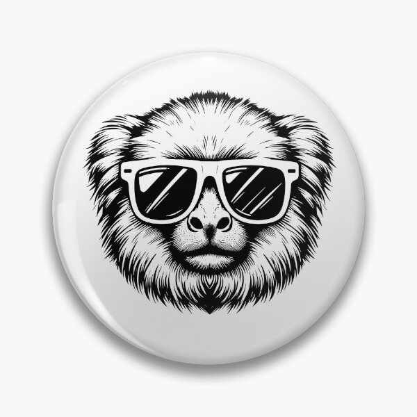 Item preview, Cool And Stylish Marmoset Wearing Sunglasses  designed and sold by Smix Pixels.