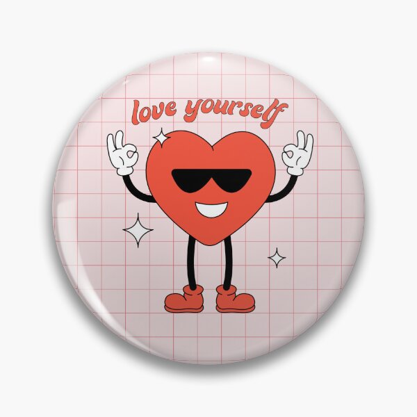 Item preview, Love Yourself Red Heart Character designed and sold by Digitalgoods01.