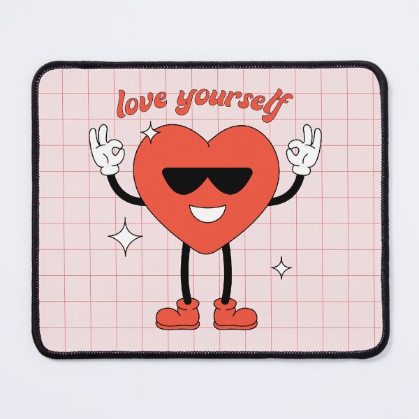 Item preview, Love Yourself Red Heart Character designed and sold by Digitalgoods01.