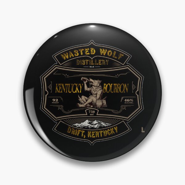 Item preview, Wasted Wolf Distillery designed and sold by Foxlindesigns.