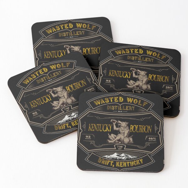 Item preview, Wasted Wolf Distillery designed and sold by Foxlindesigns.