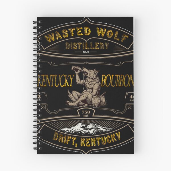 Item preview, Wasted Wolf Distillery designed and sold by Foxlindesigns.