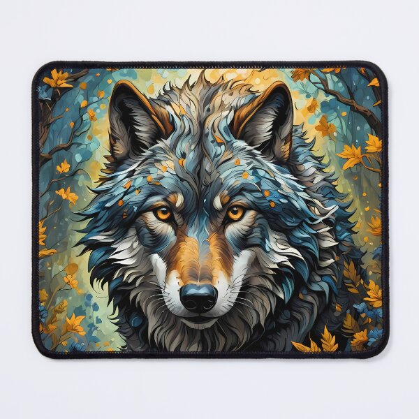 Item preview, Blue Wolf, Ai Generated Art designed and sold by ACC .