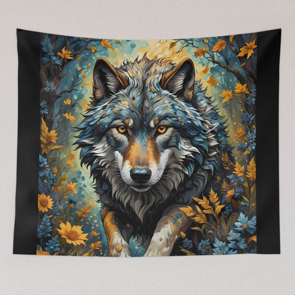 Item preview, Blue Wolf, Ai Generated Art  designed and sold by ACC .
