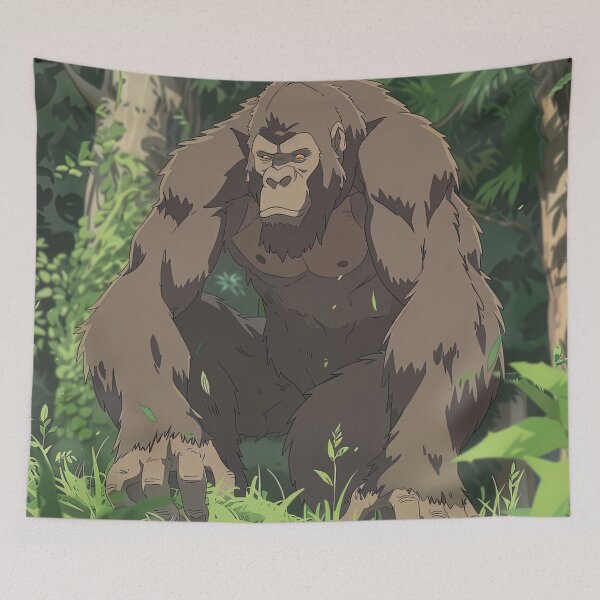 Item preview, Bigfoot, fantastic creature | Anime style designed and sold by ComicsFactory.