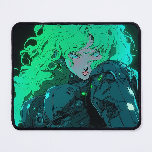 Item preview, Seafoam Green Mecha Anime Warrior designed and sold by bubblegoth.