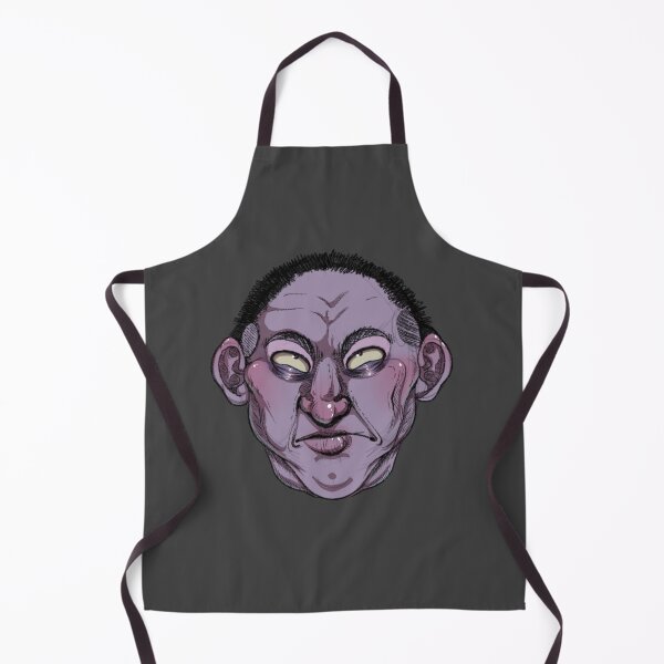 Artikelvorschau, Lila, mürrisches Gesicht, Kopf entworfen und verkauft von HarpWyrmDraws.