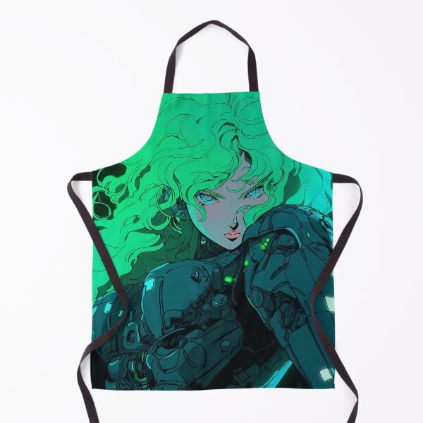 Item preview, Seafoam Green Mecha Anime Warrior designed and sold by bubblegoth.