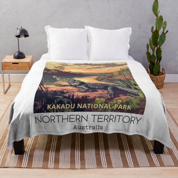 Item preview, A Vintage Travel Illustration of Kakadu National Park - Northern Territory - Australia designed and sold by GoodOldVintage.