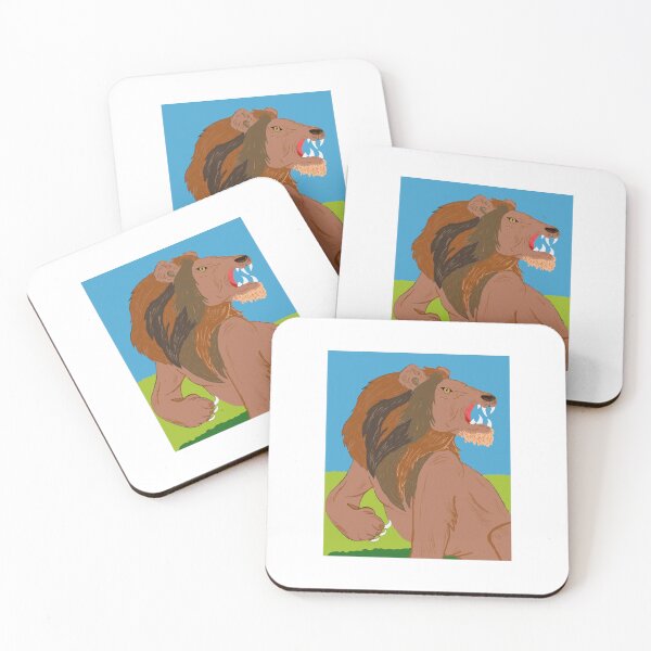 Item preview, angry lion designed and sold by Matt389.