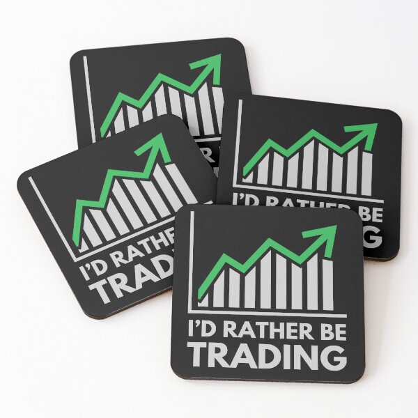 Item preview, I'd Rather be Trading Stock Trader Trading, Stock Market, Trading Gift designed and sold by Dabbing Turtle Designs.