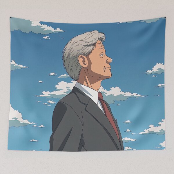 Item preview, Bill Clinton, leader, United States | Anime style designed and sold by ComicsFactory.