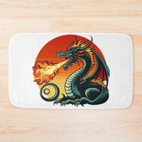 Item preview, vintage  Mysterious Fire of dragon breathing fire  designed and sold by Expressions-Sel.