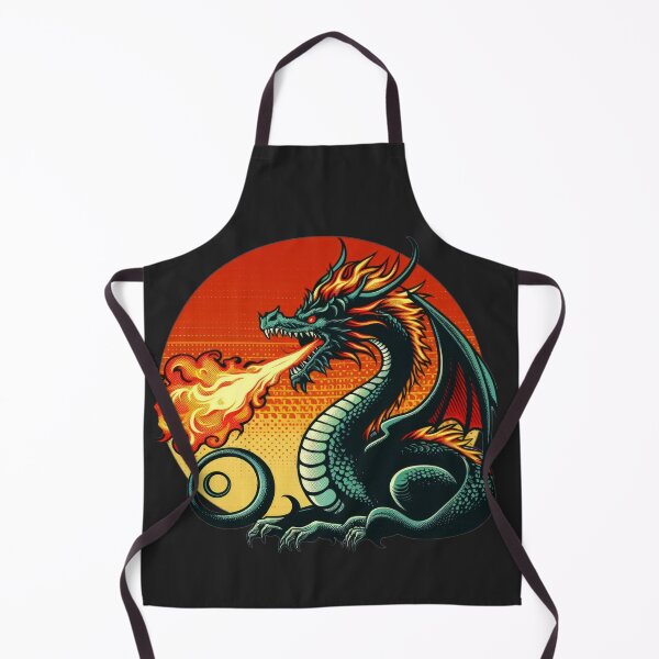Item preview, vintage Mysterious Fire of dragon breathing fire designed and sold by Expressions-Sel.