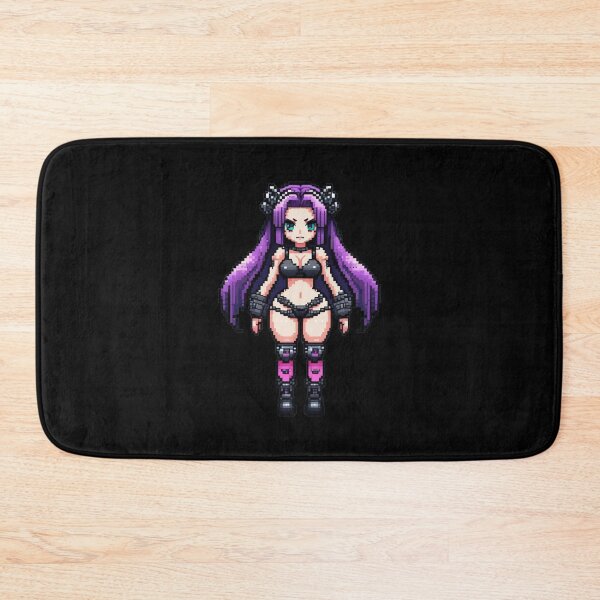 Aperçu de l'œuvre Fille cybernétique kawaii, joueuse, art 8 bits créée et vendue par Burn-Ego.