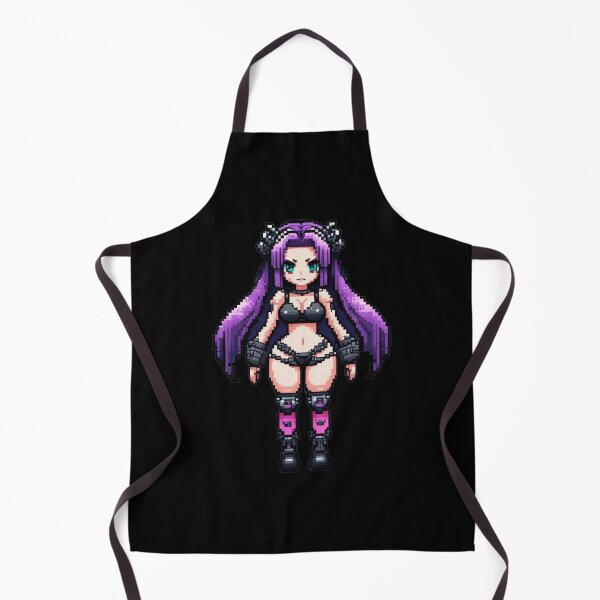 Aperçu de l'œuvre Fille cybernétique kawaii, joueuse, art 8 bits créée et vendue par Burn-Ego.