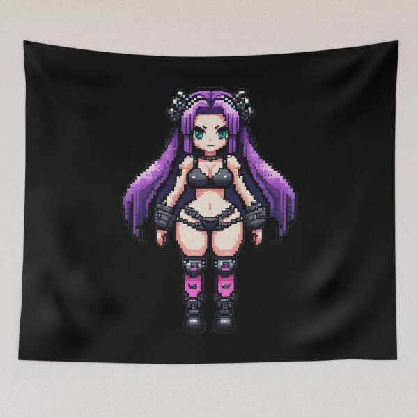 Item preview, Kawaii Cyber Girl, Gamer, 8-Bit Art designed and sold by Burn-Ego.