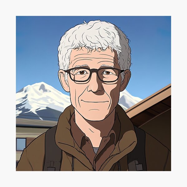 Item preview, Bill McKibben | Anime style designed and sold by ComicsFactory.