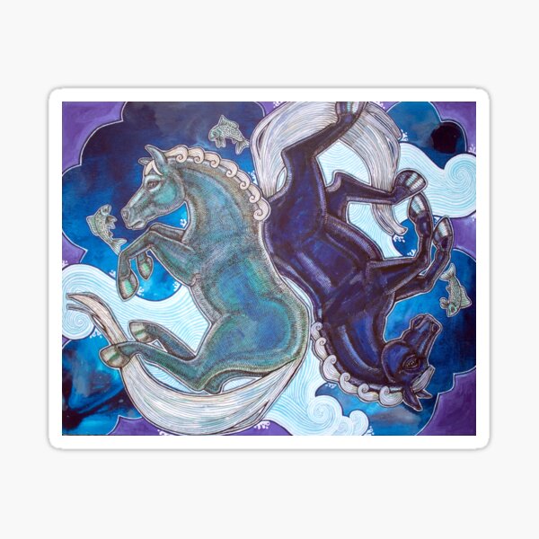 All At Sea (the Sea Horses) Sticker