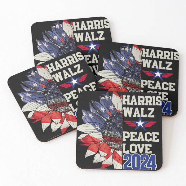 Item preview, Kamala Harris Tim Walz 2024 Peace  designed and sold by studiopekepeke.