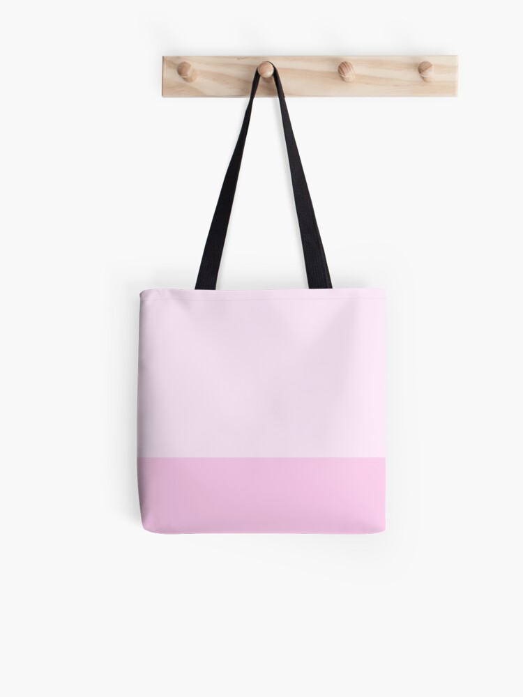 baby pink tote bag