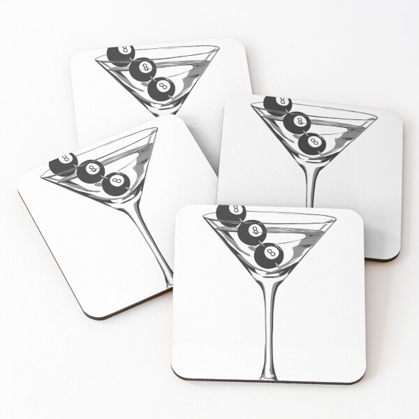 Item preview, Martini Eight Ball  designed and sold by GlowinUp Shop.