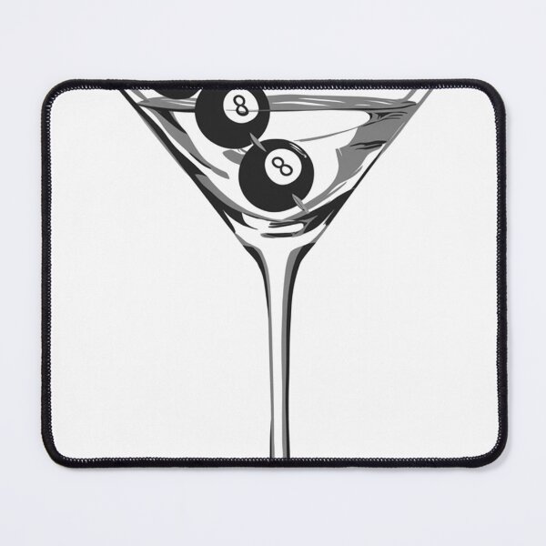 Item preview, Martini Eight Ball designed and sold by GlowinUp Shop.