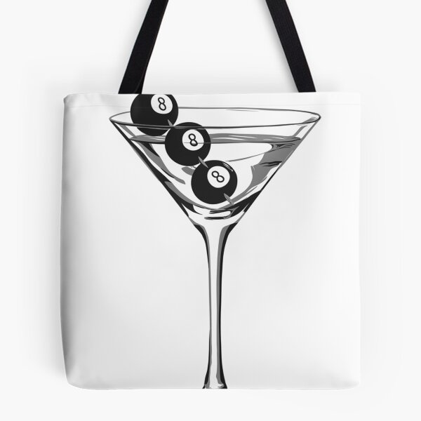 Item preview, Martini Eight Ball  designed and sold by GlowinUp Shop.