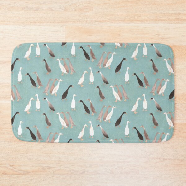 Item preview, Runner Ducks Awkward Friends on Aqua designed and sold by Brittany Lane Allen.