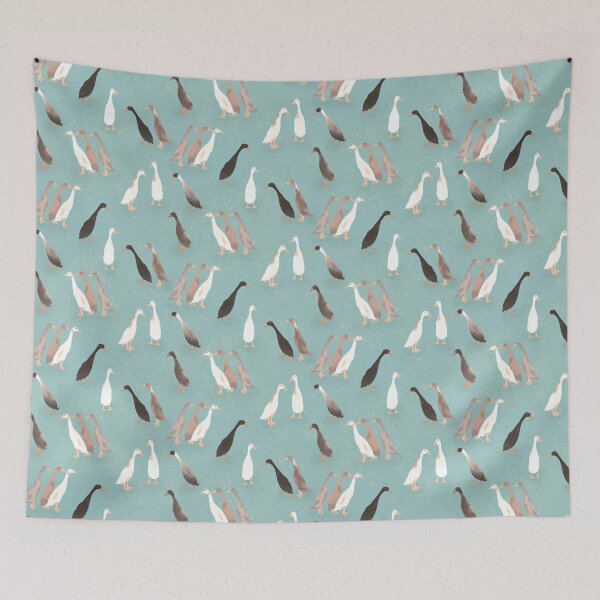 Item preview, Runner Ducks Awkward Friends on Aqua designed and sold by Brittany Lane Allen.