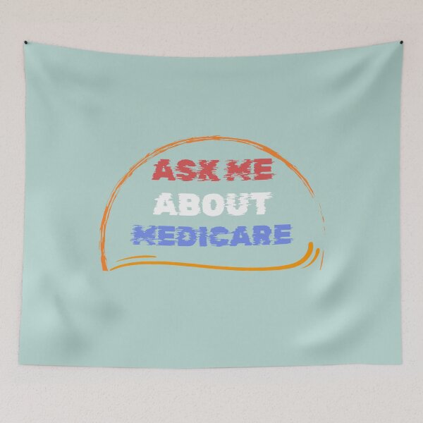 Item preview, ask me about medicare health insurance consultant t-shirt designed and sold by DarBYZimb.
