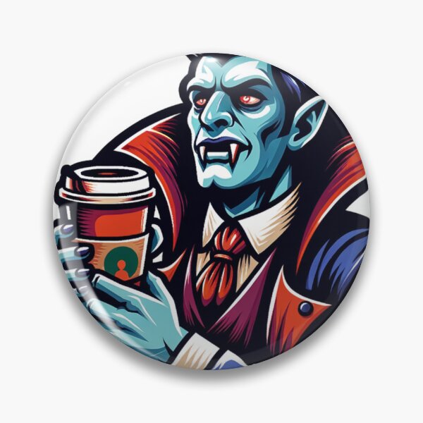 Item preview, Halloween Vampire holding Coffee designed and sold by Travelcases.